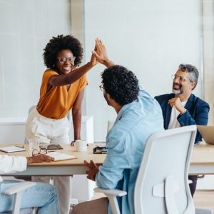 Professionals,Celebrate,Their,Achievements,With,A,High,Five,,Promoting,Teamwork Professionals,Celebrate,Their,Achievements,With,A,High,Five,,Promoting,Teamwork